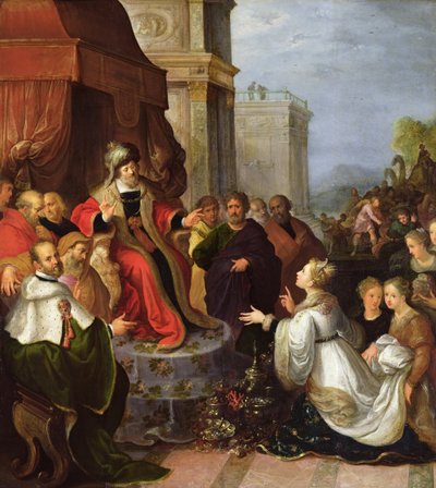 Solomon and the Queen of Sheba by Frans II Francken the Younger